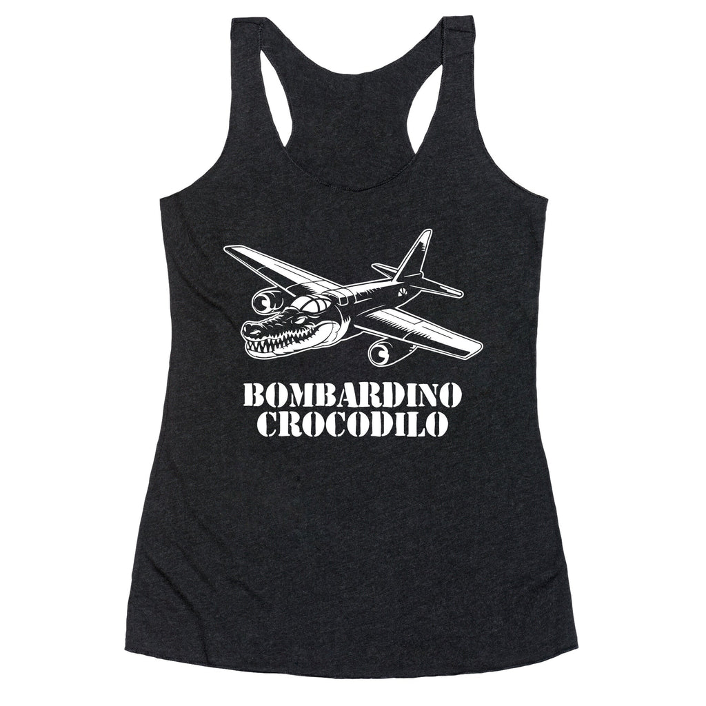 Bombardino Crocodilo Racerback Tank