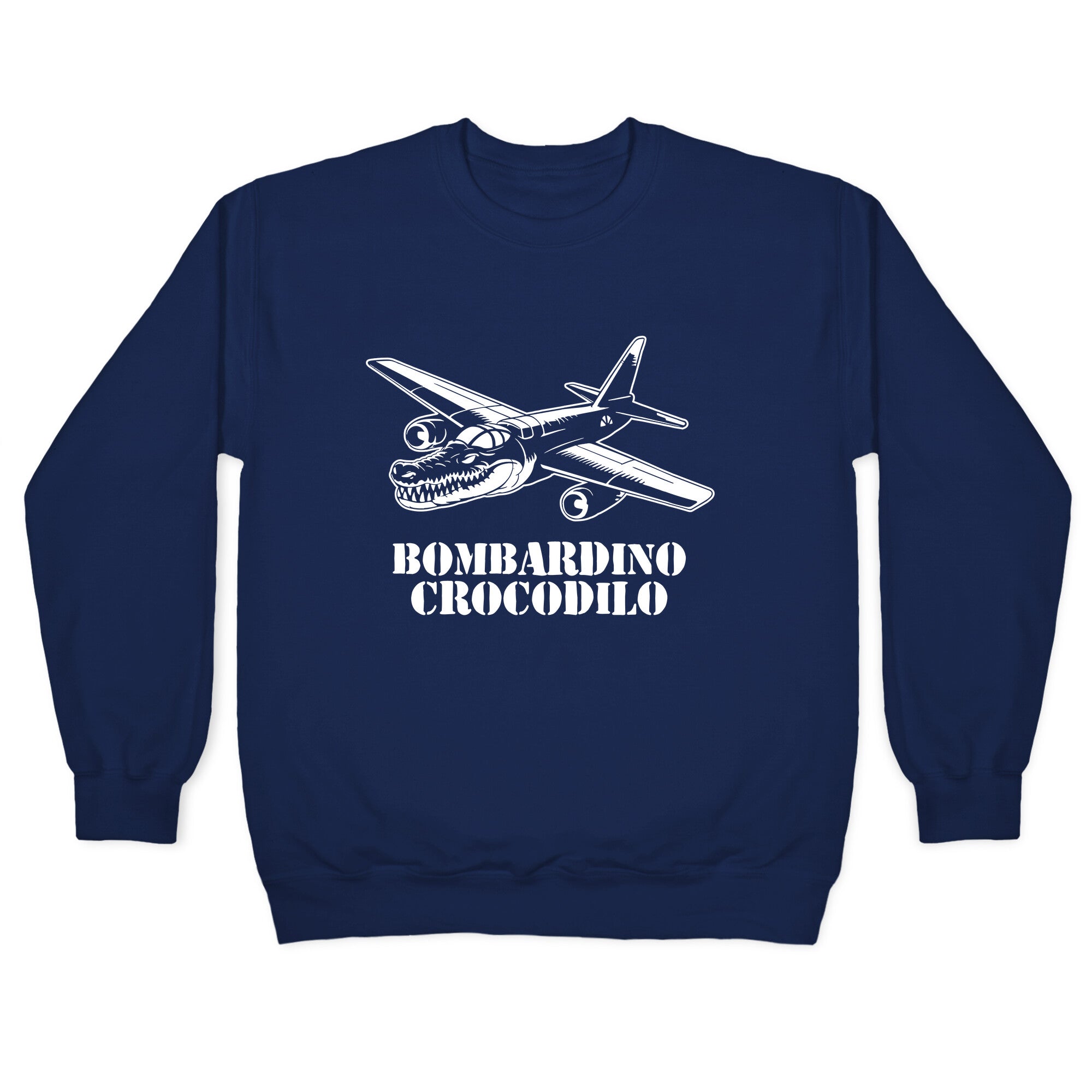 Bombardino Crocodilo Crewneck Sweatshirt
