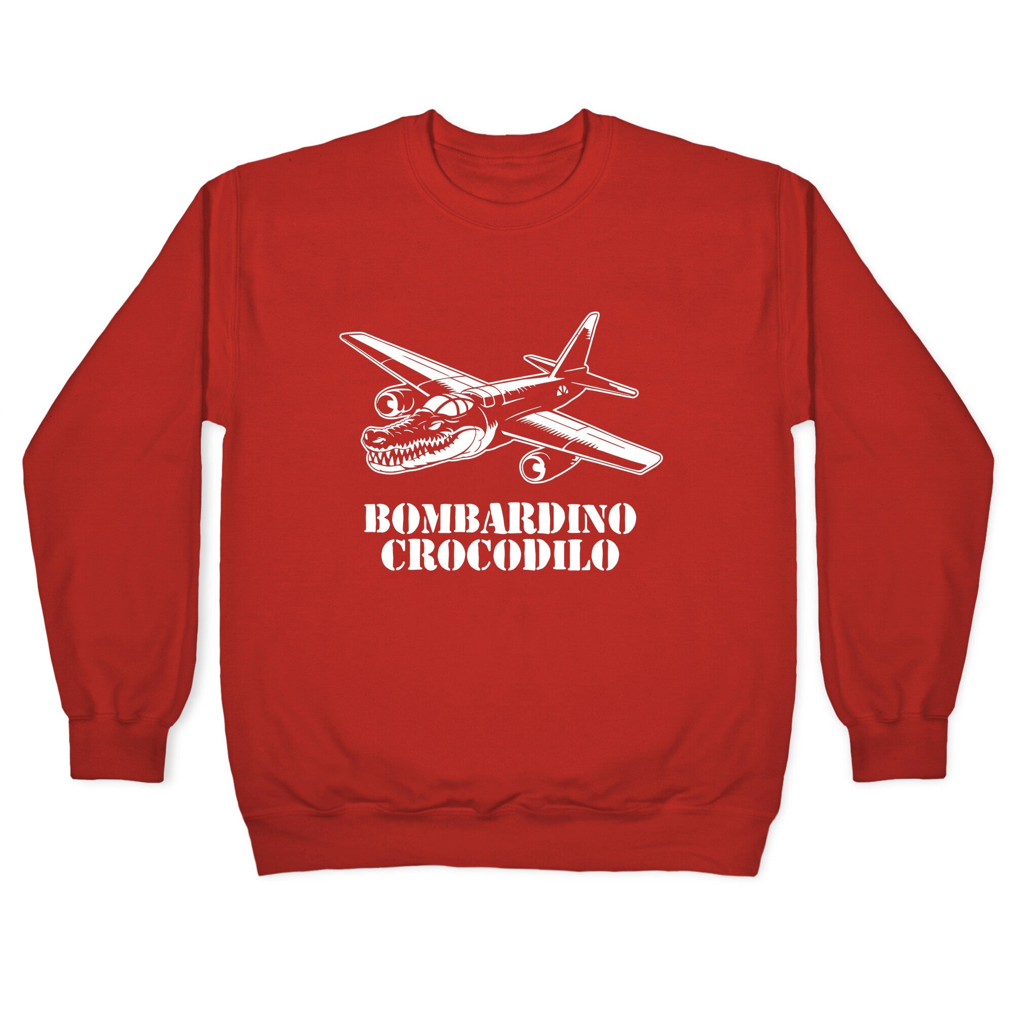 Bombardino Crocodilo Crewneck Sweatshirt