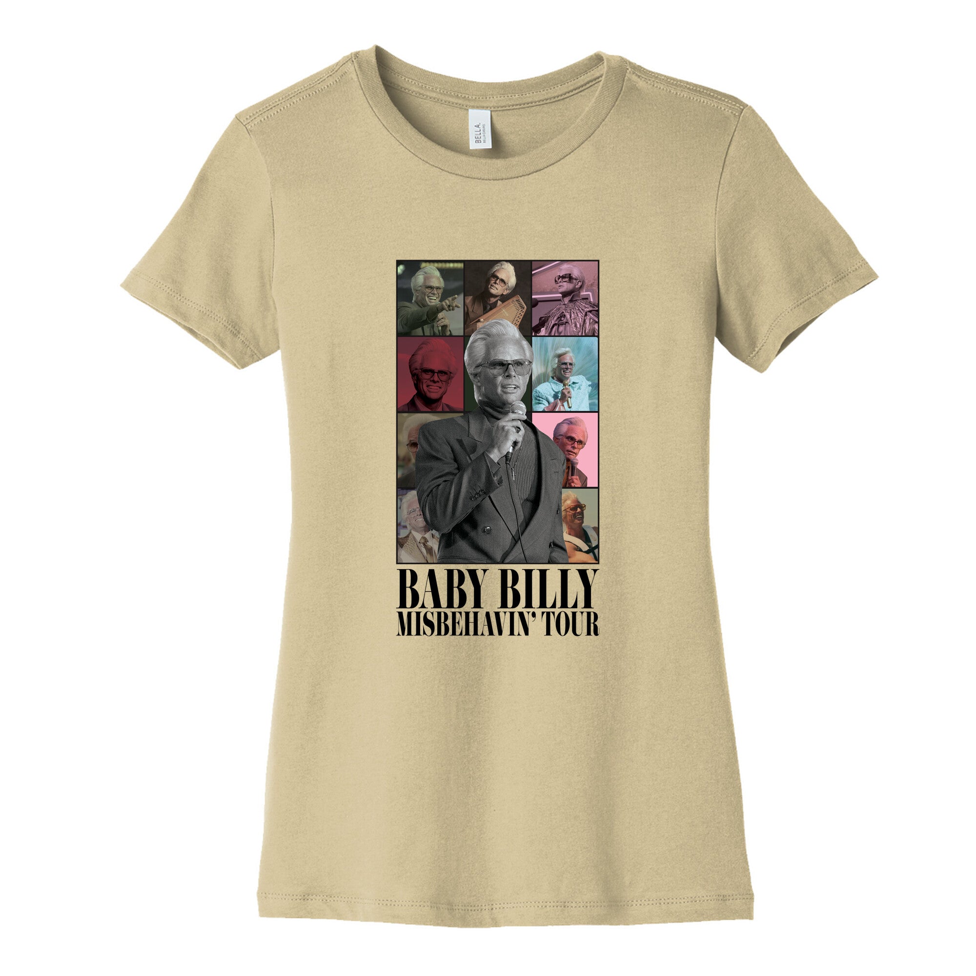 Baby Billy Misbehavin Tour Womens Cotton Tee