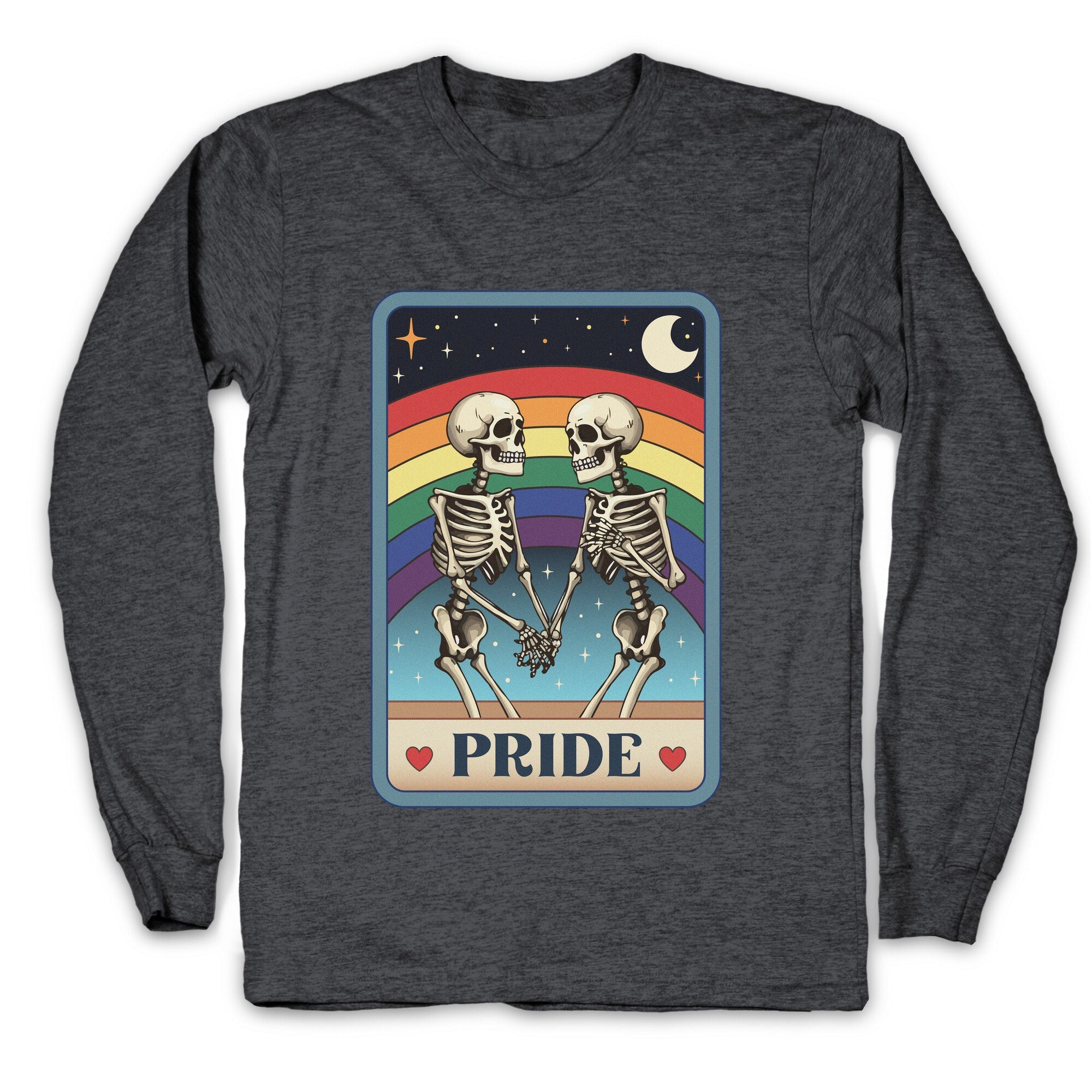 Rainbow Pride Tarot Card Longsleeve Tee