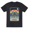 Rainbow Pride Tarot Card Unisex Triblend Tee