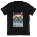 Rainbow Pride Tarot Card V-Neck