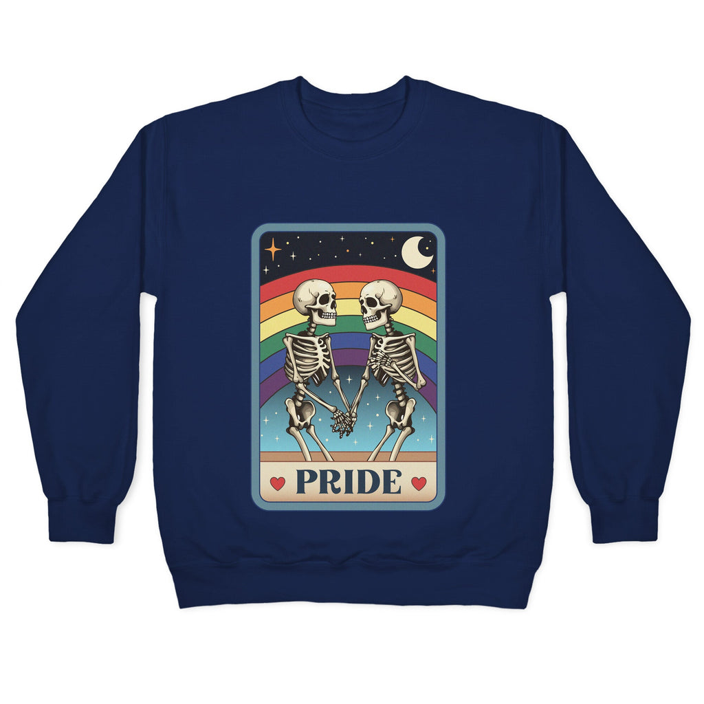 Rainbow Pride Tarot Card Crewneck Sweatshirt