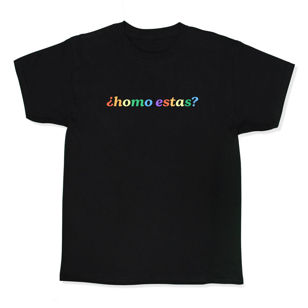 Homo Estas Rainbow Kids Tee