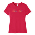 Homo Estas Rainbow Womens Relaxed Fit Cotton Tee