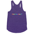 Homo Estas Rainbow Racerback Tank