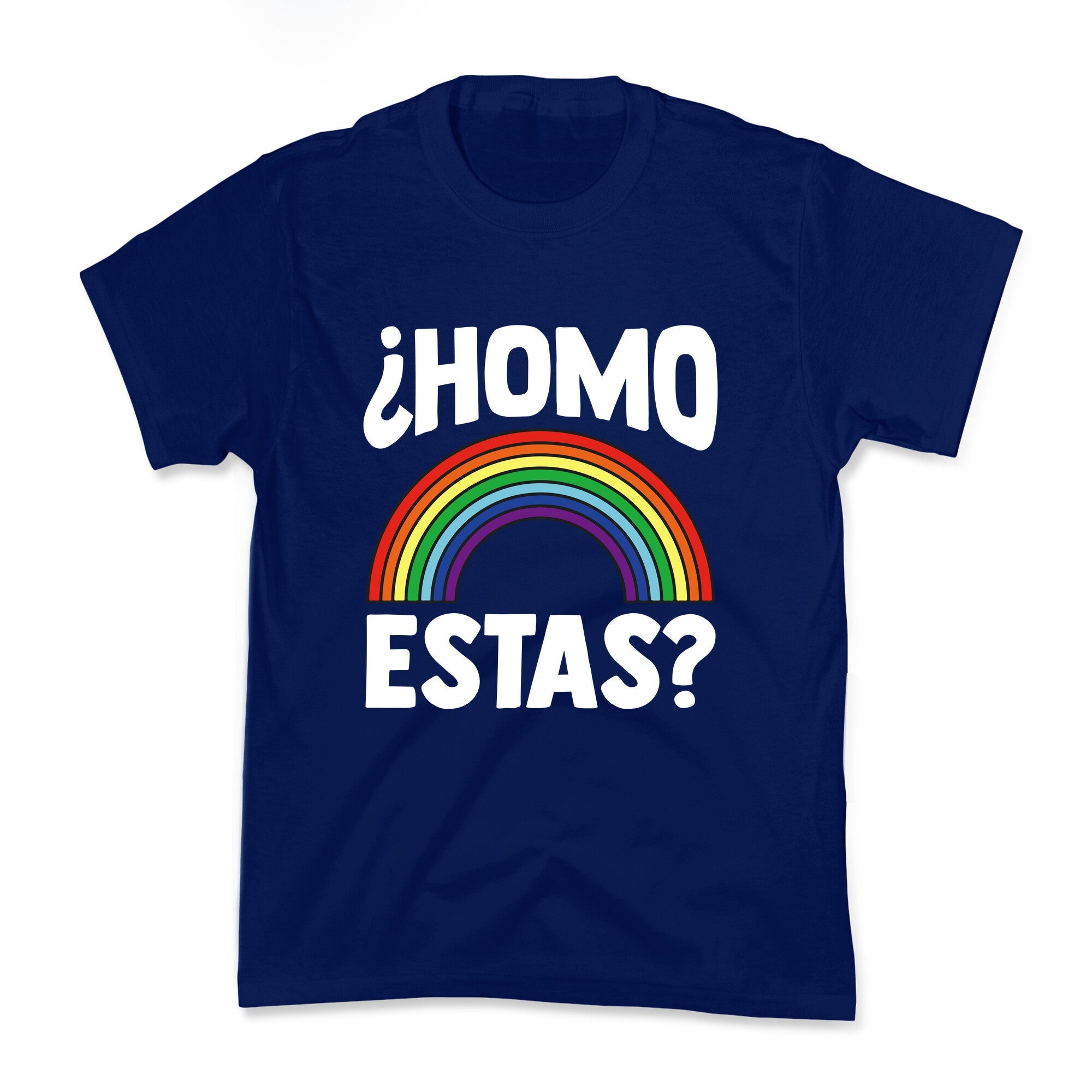 Homo Estas Rainbow Pride Kids Tee