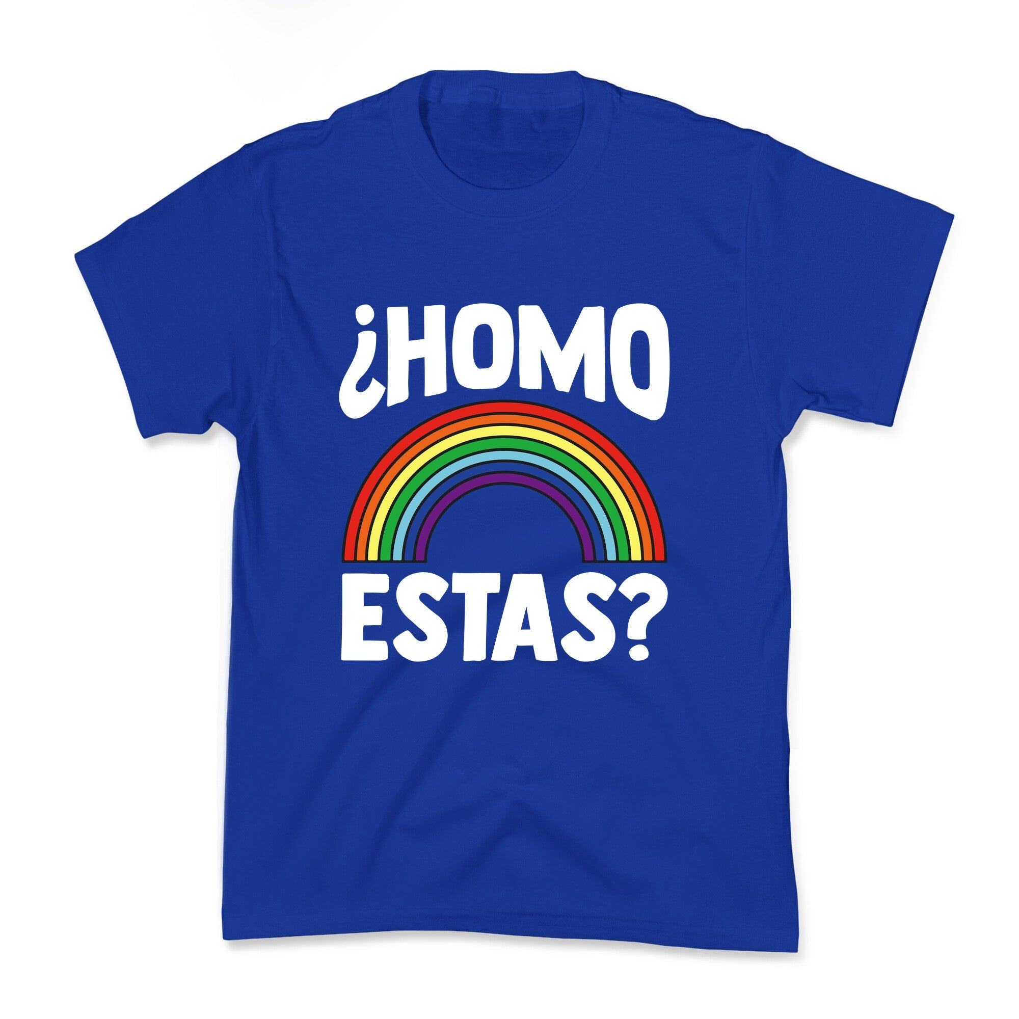 Homo Estas Rainbow Pride Kids Tee