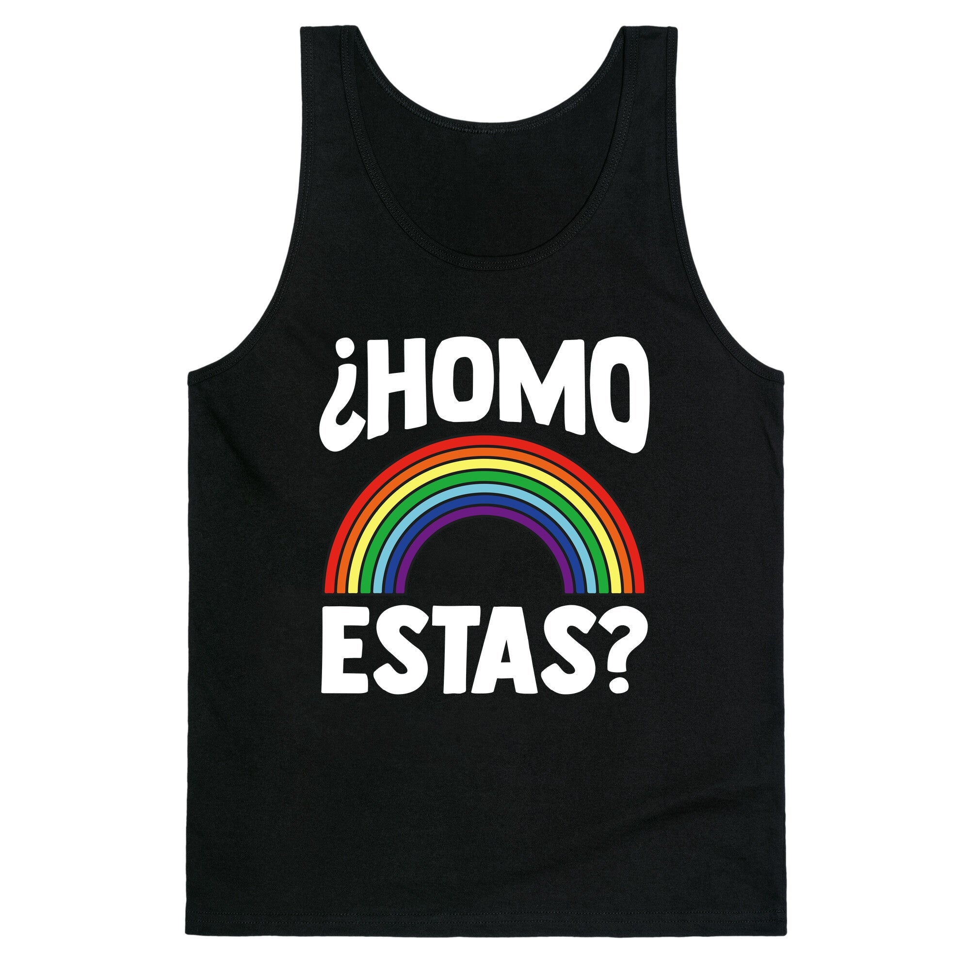 Homo Estas Rainbow Pride Tank Top
