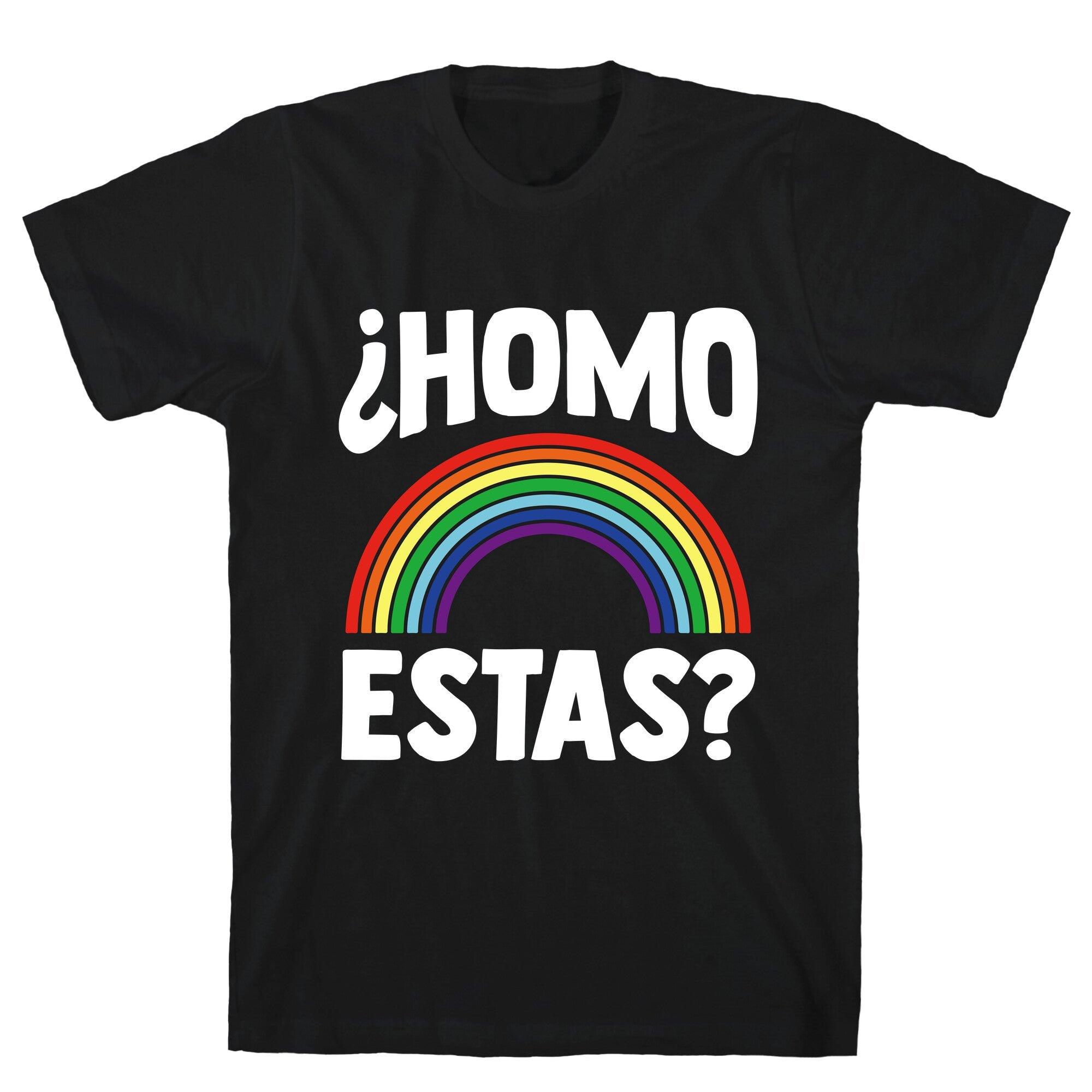 Homo Estas Rainbow Pride T-Shirt