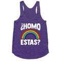 Homo Estas Rainbow Pride Racerback Tank