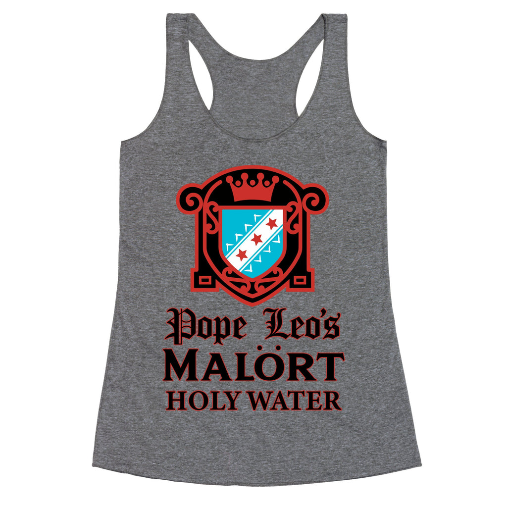 Pope Leo Holy Water Racerback Tank