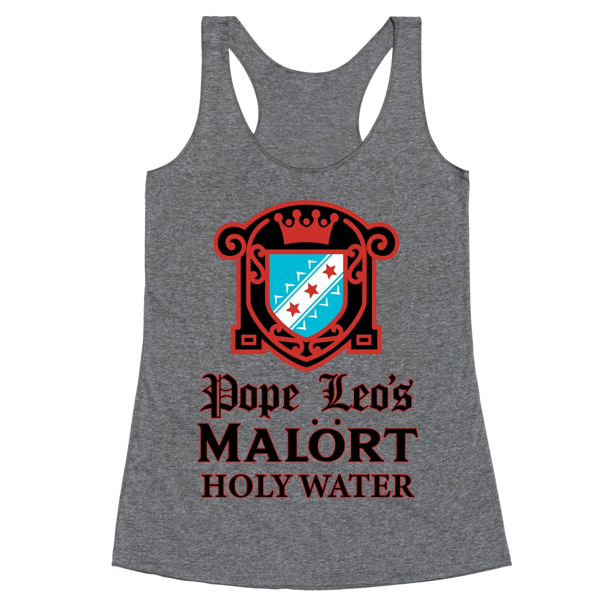Pope Leo Holy Water Racerback Tank