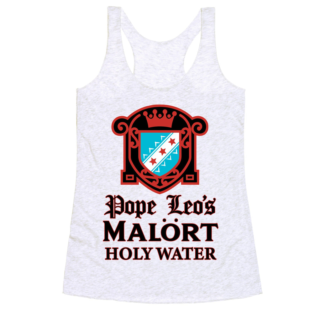 Pope Leo Holy Water Racerback Tank