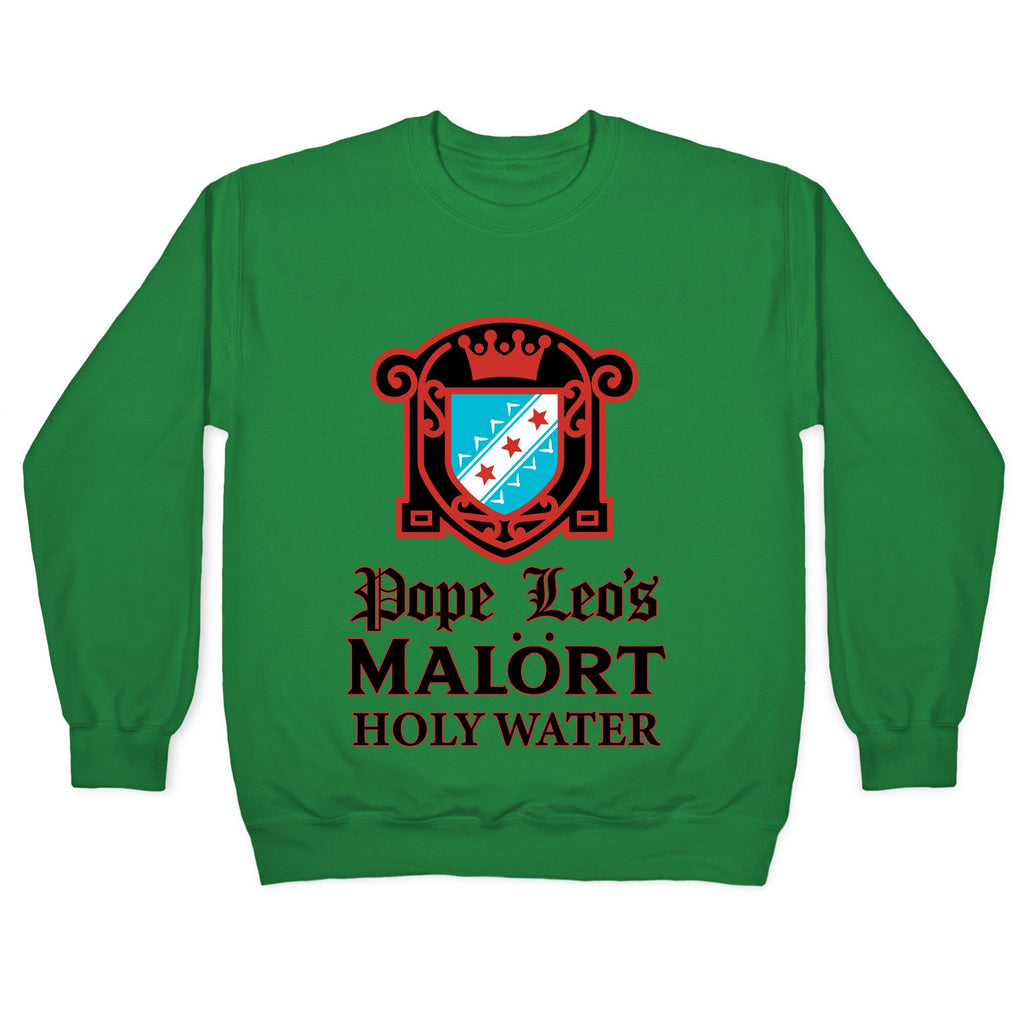 Pope Leo Holy Water Crewneck Sweatshirt