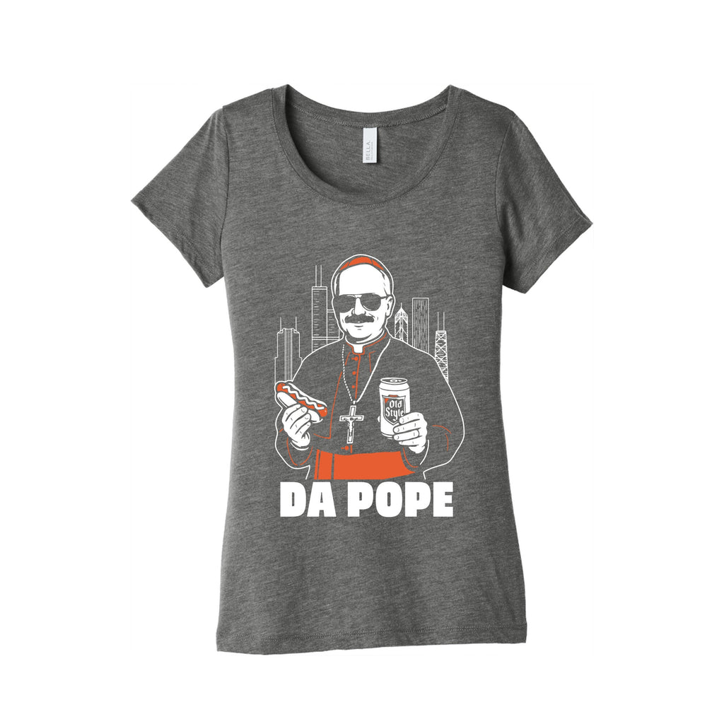 Da Pope Leo Womens Triblend Tee