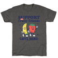 Support Your Fruity Friends Pride Unisex Triblend Tee
