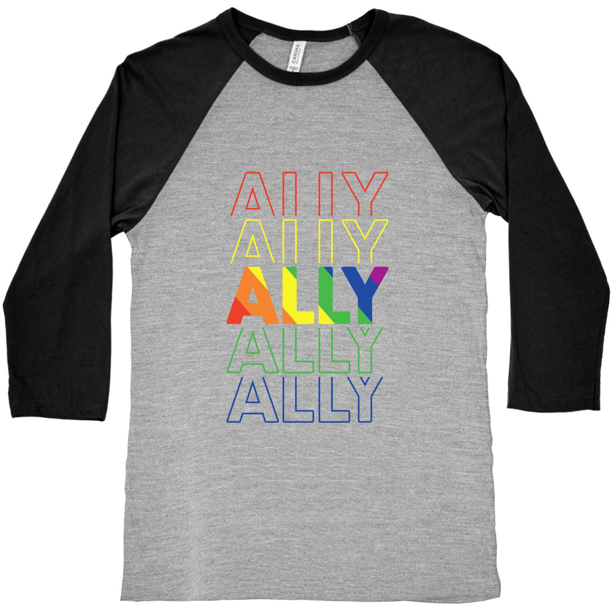 Pride Ally Baseball Tee