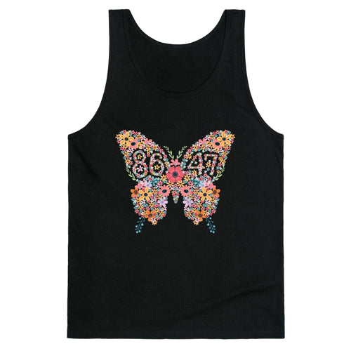 8647 Anti Trump Butterfly Tank Top