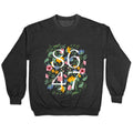8647 Anti Trump Floral Crewneck Sweatshirt