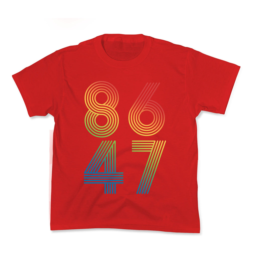 8647 Anti Trump Rainbow Kids Tee