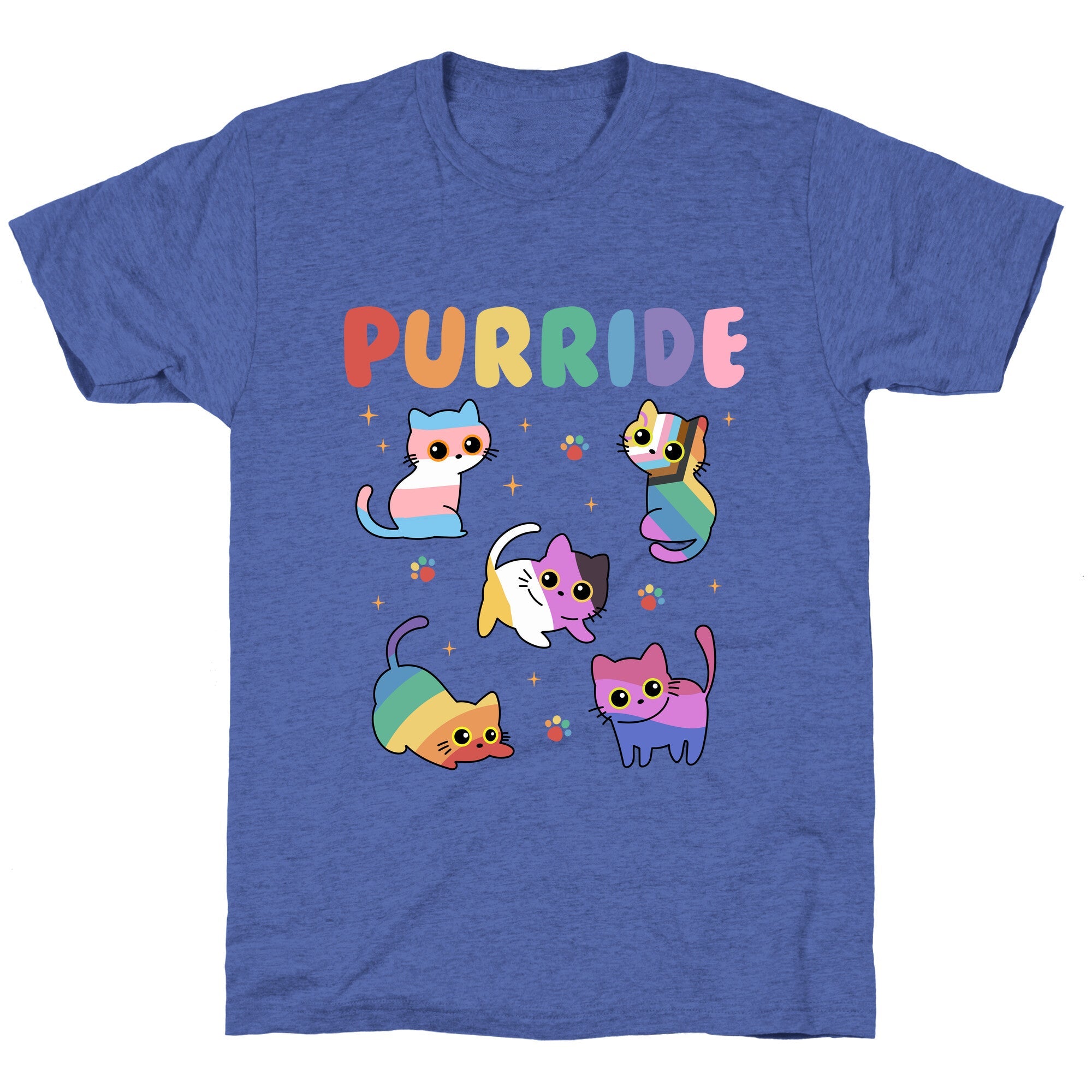 Purride Cats Pride Unisex Triblend Tee
