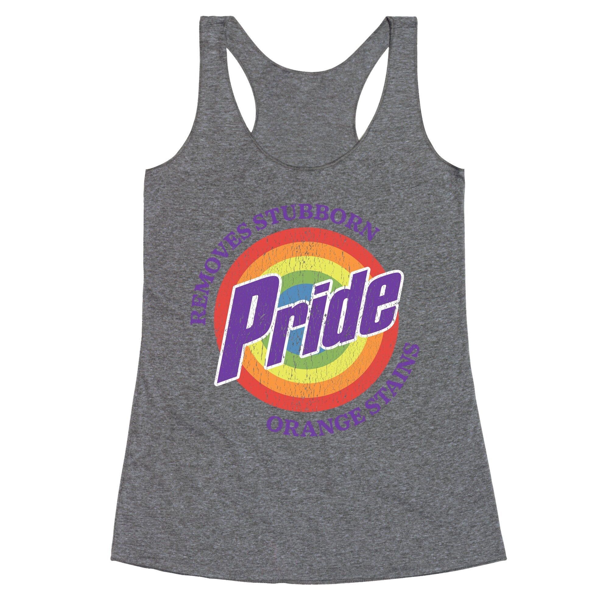 Pride Removes Orange Stains FDT Racerback Tank