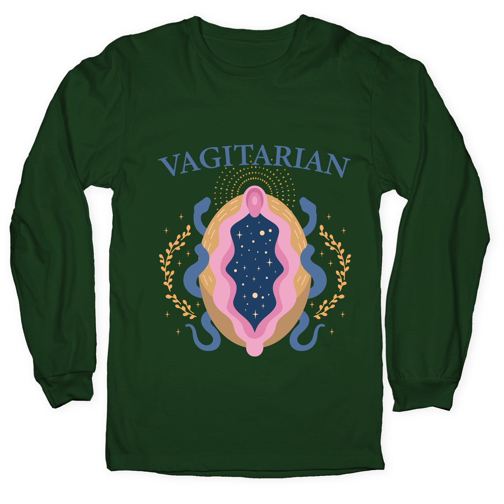 Vagitarian Lesbian Pride Longsleeve Tee