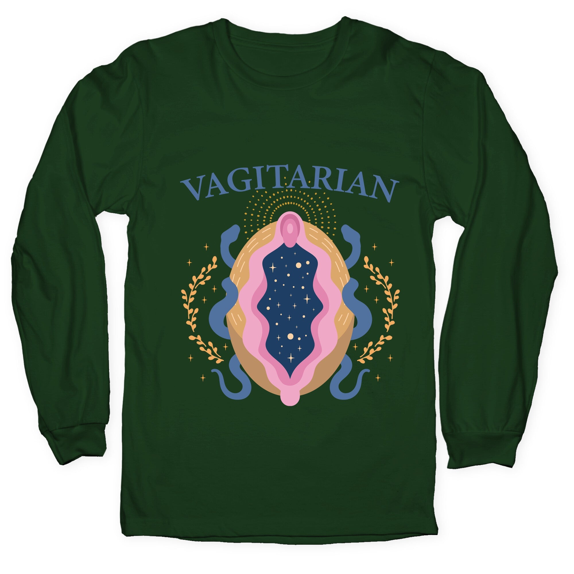 Vagitarian Lesbian Pride Longsleeve Tee