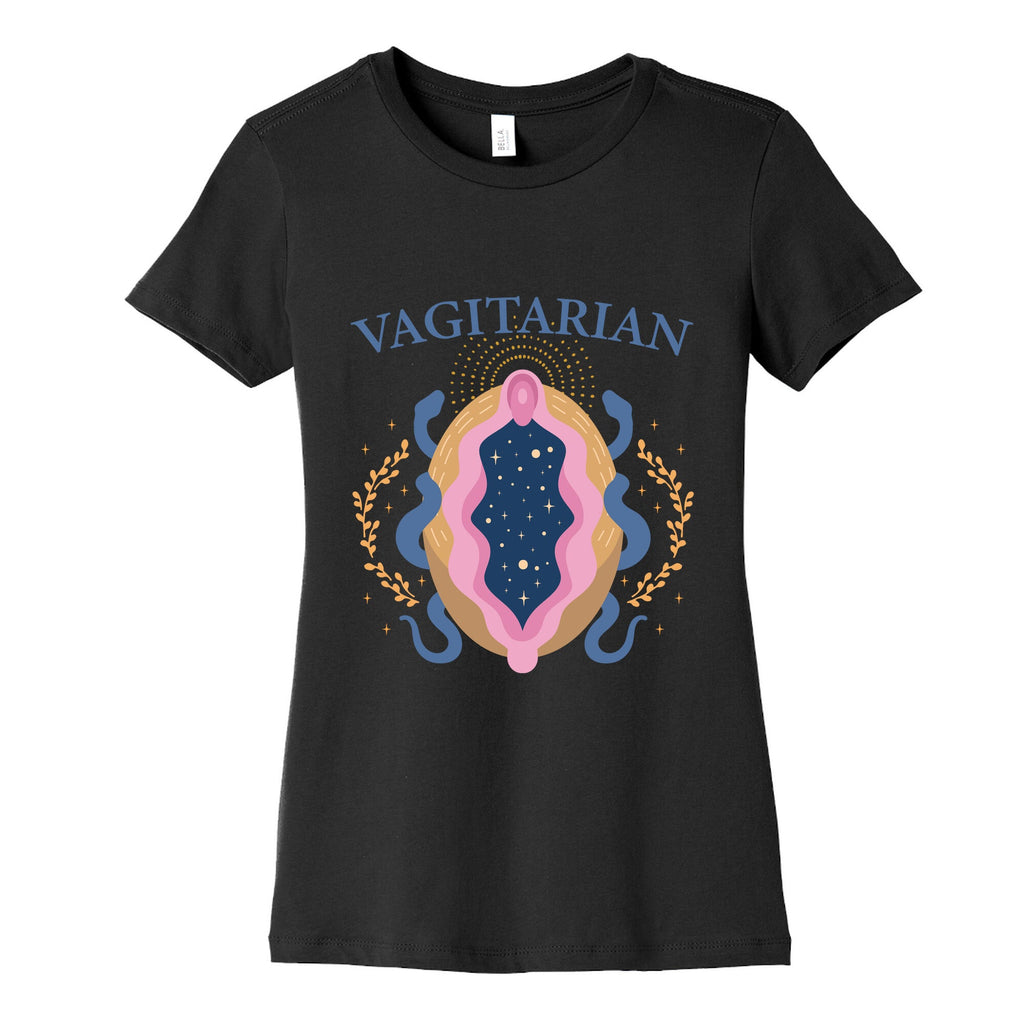 Vagitarian Lesbian Pride Womens Cotton Tee