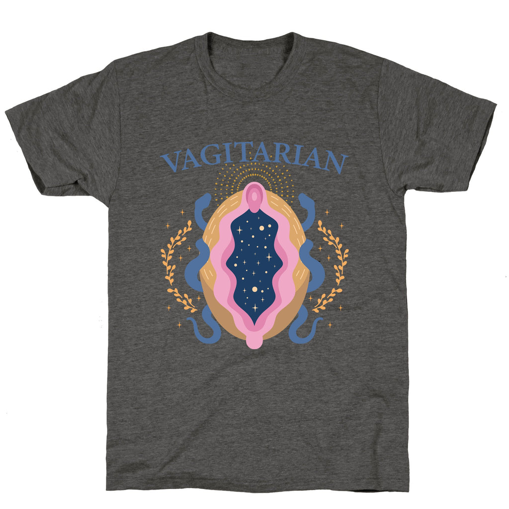 Vagitarian Lesbian Pride Unisex Triblend Tee