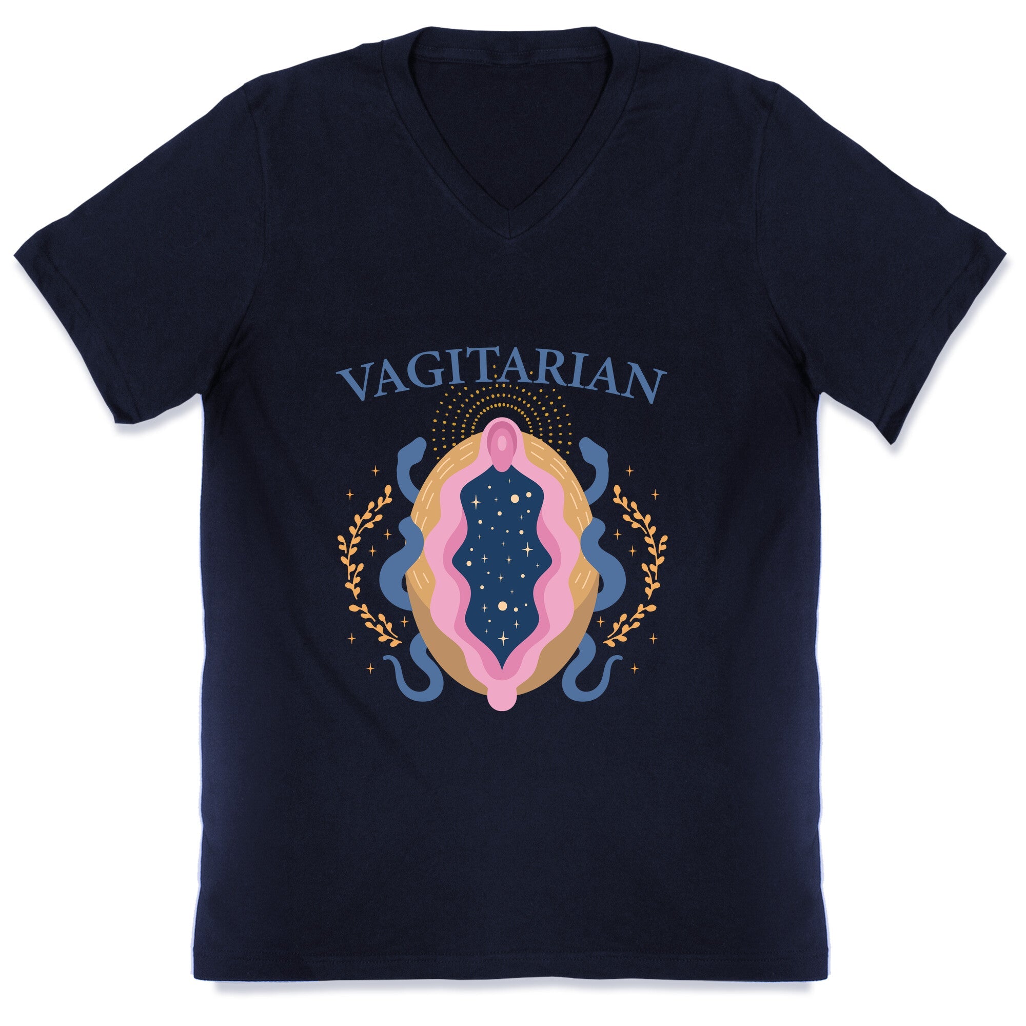 Vagitarian Lesbian Pride V-Neck