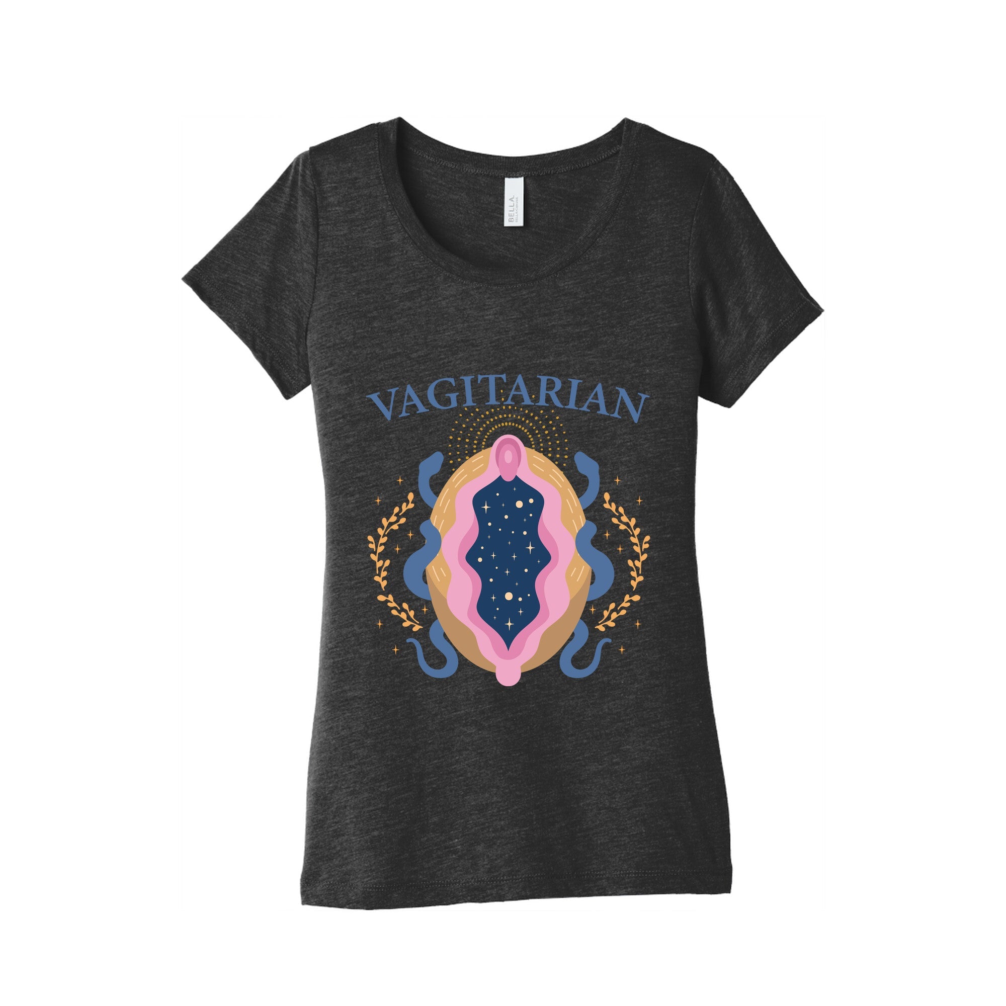 Vagitarian Lesbian Pride Womens Triblend Tee