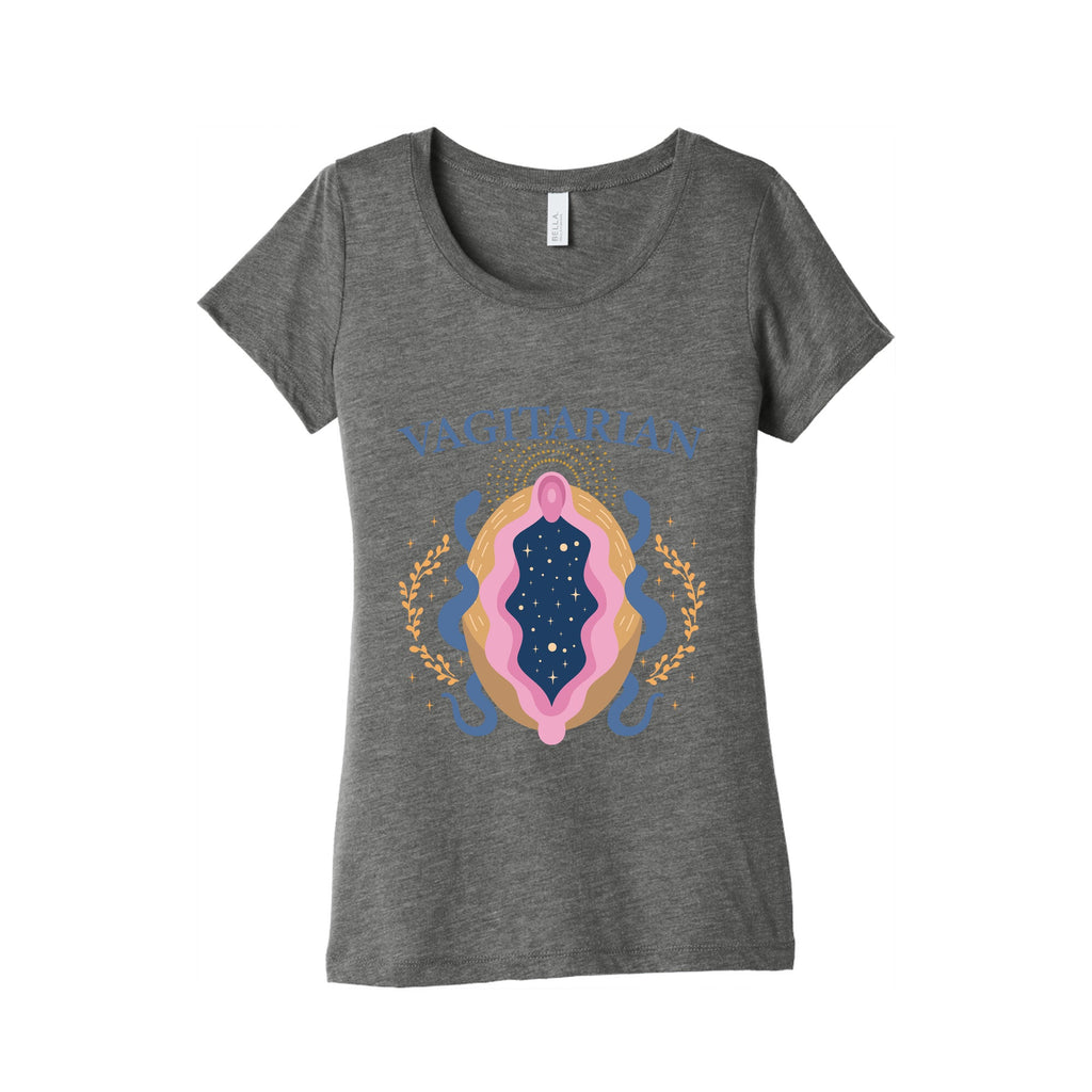 Vagitarian Lesbian Pride Womens Triblend Tee