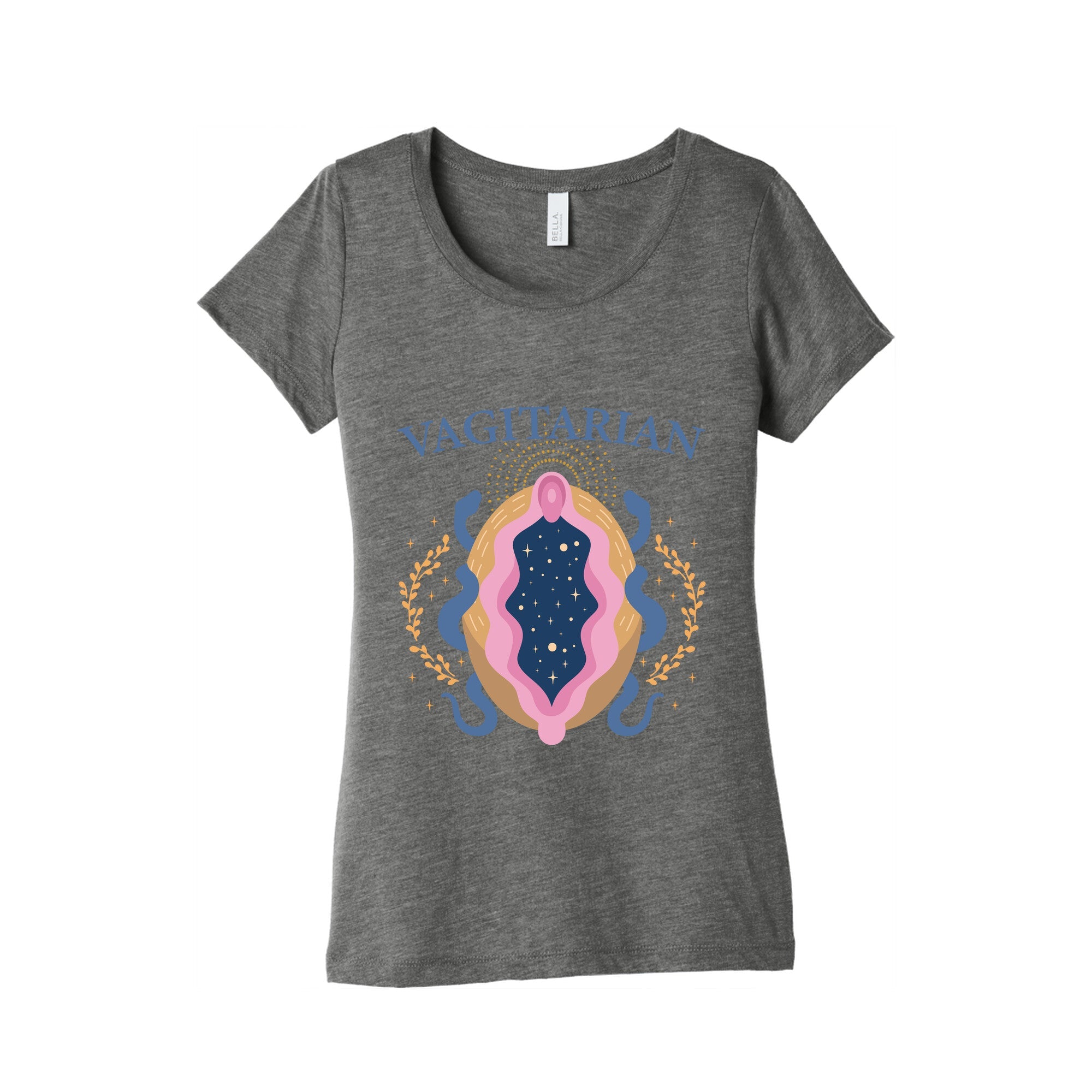 Vagitarian Lesbian Pride Womens Triblend Tee