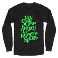Pay Some Respect To Womens Sports Longsleeve Tee