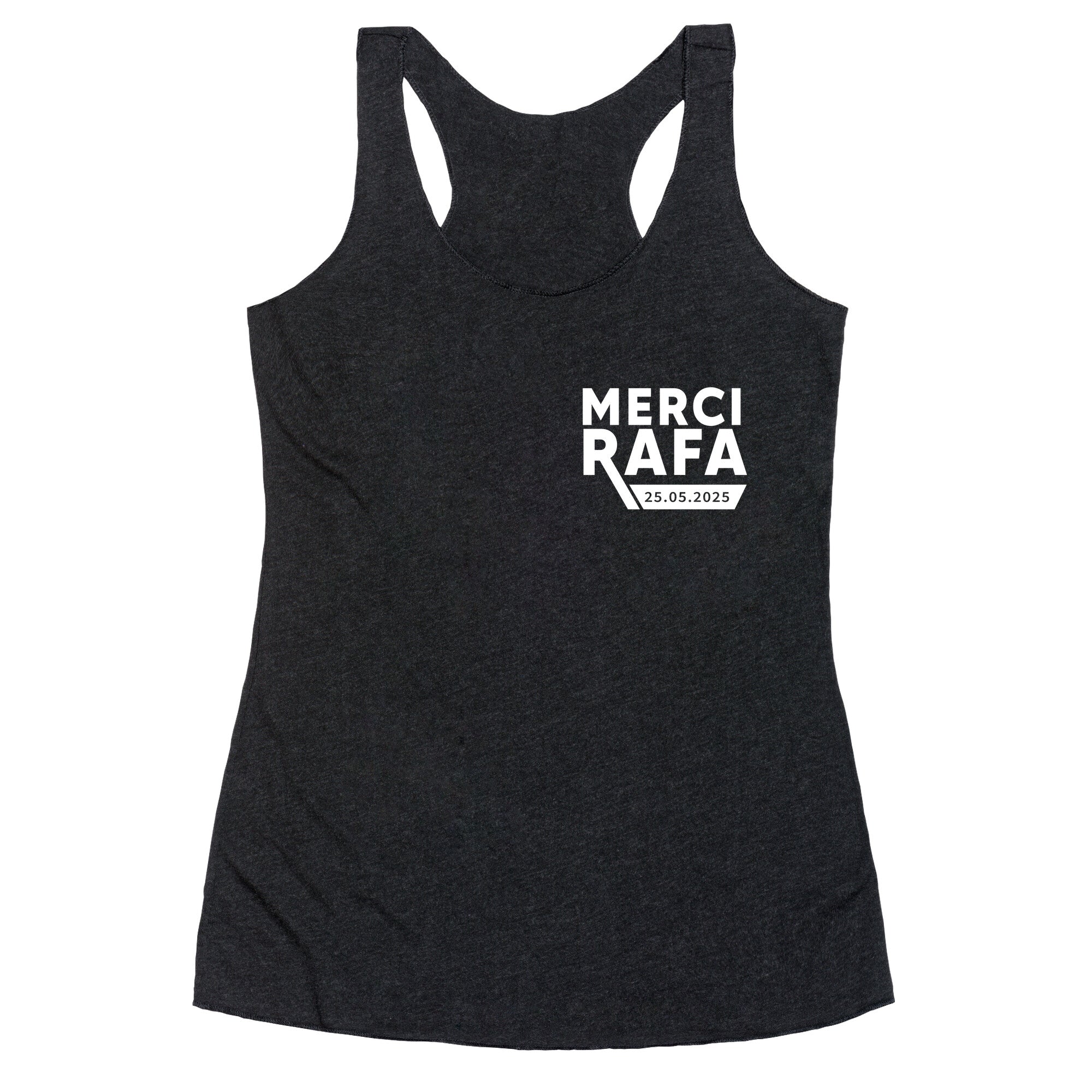 Merci Rafa Racerback Tank