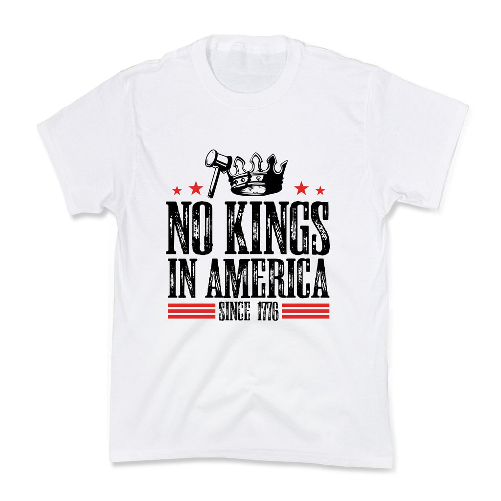 No Kings In America Kids Tee