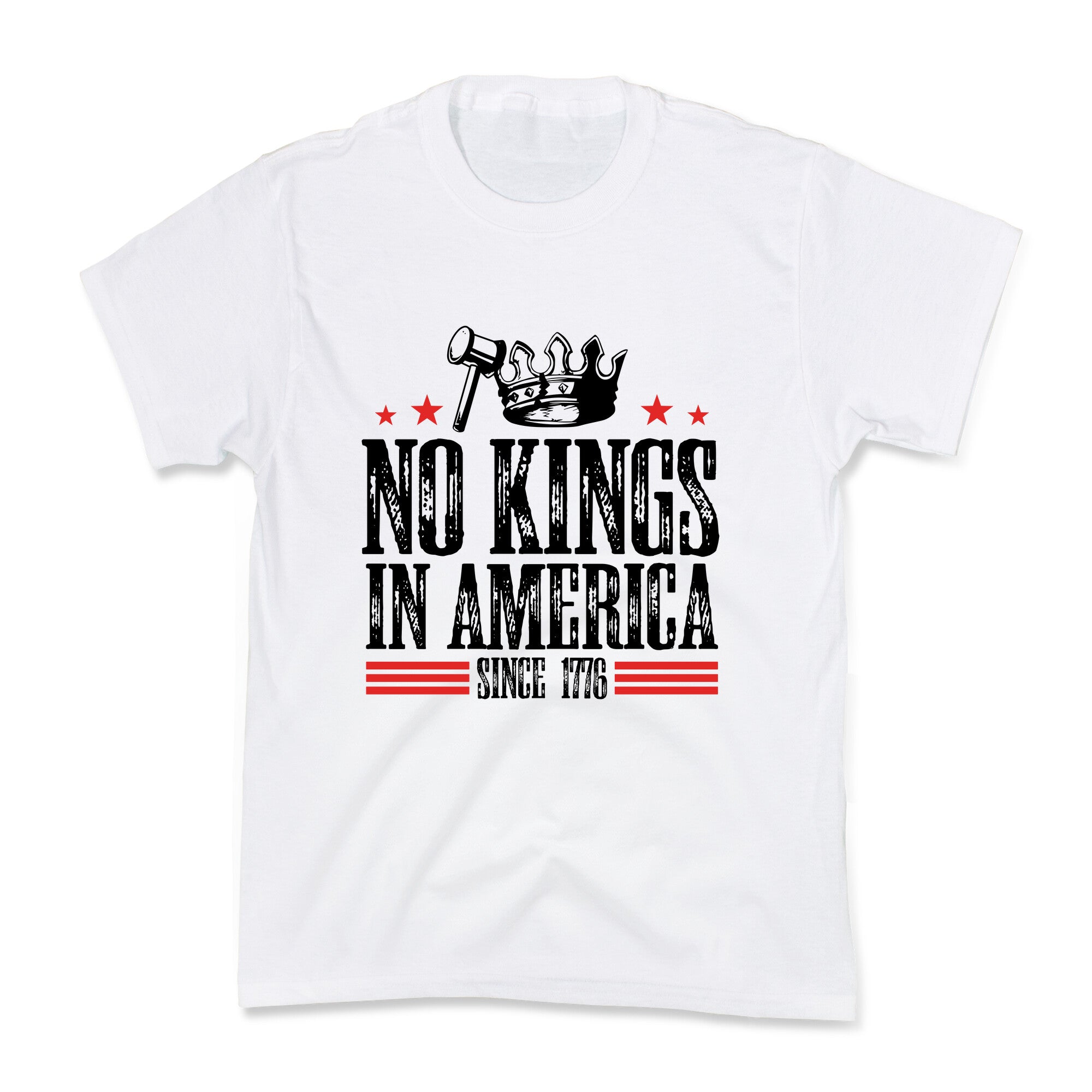 No Kings In America Kids Tee