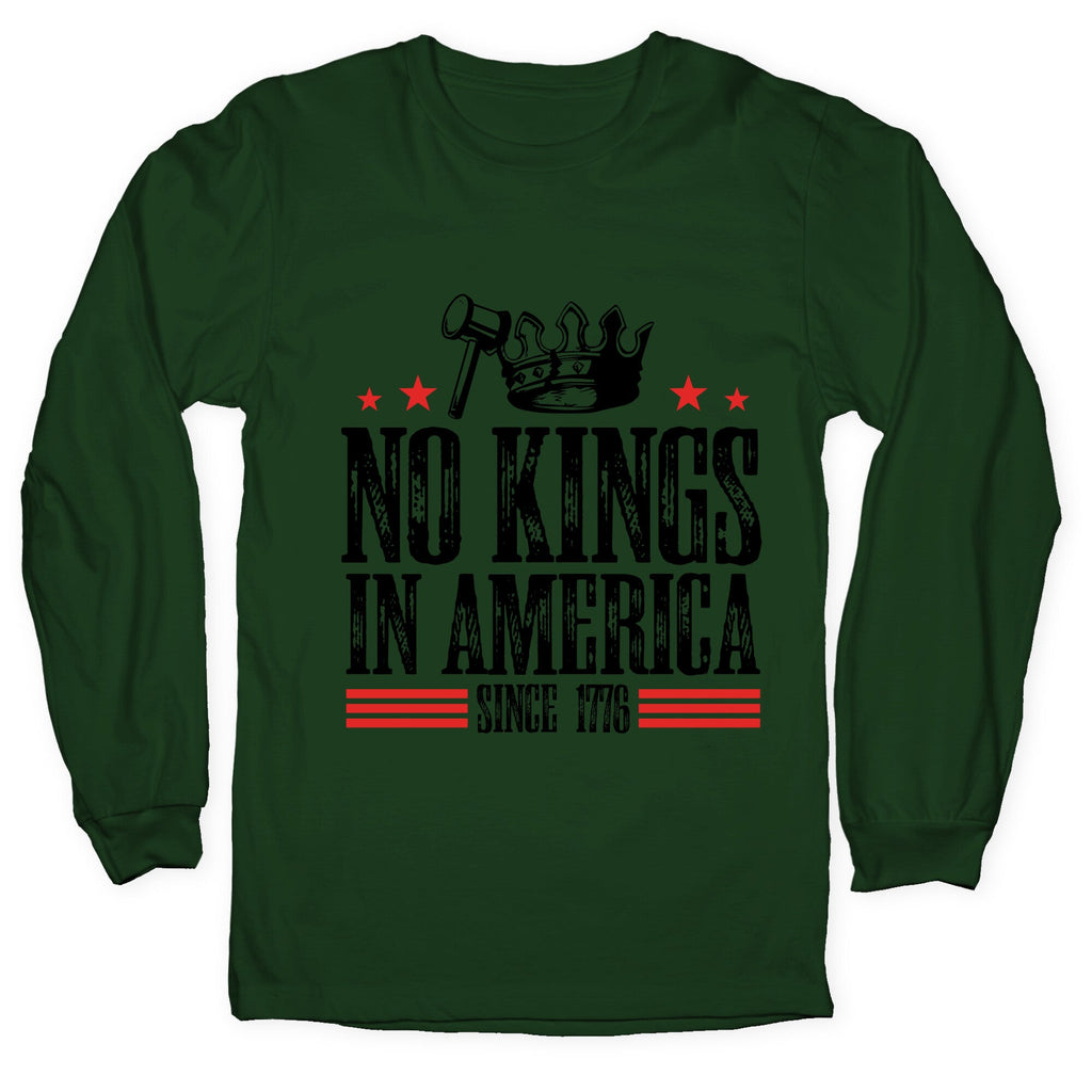 No Kings In America Longsleeve Tee