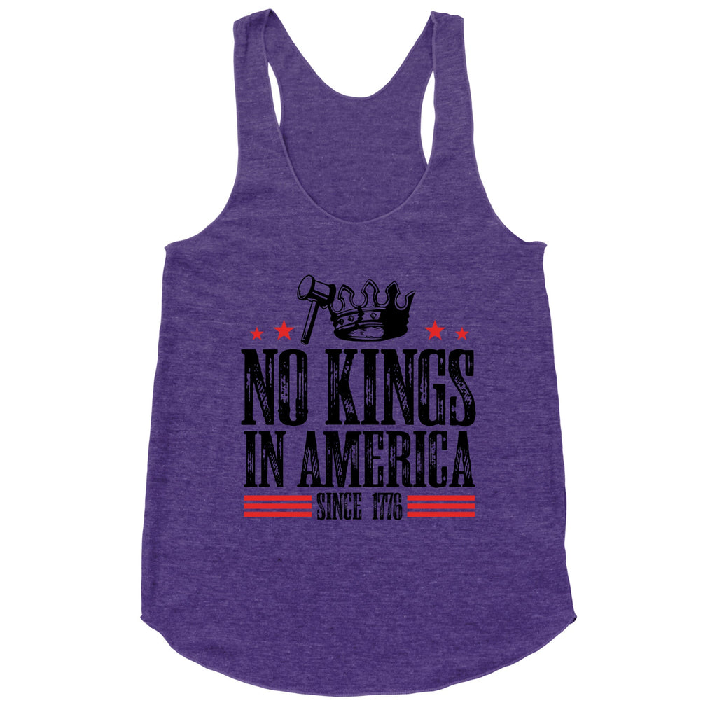 No Kings In America Racerback Tank