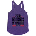 No Kings In America Racerback Tank