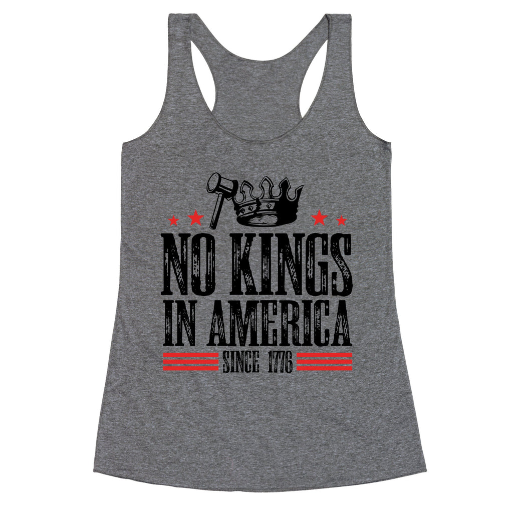 No Kings In America Racerback Tank