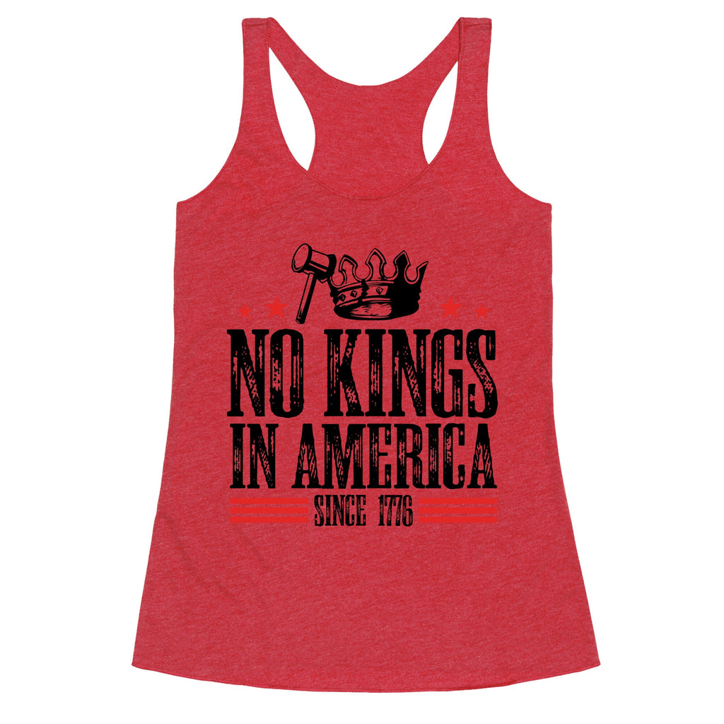 No Kings In America Racerback Tank