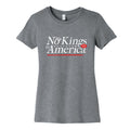 No Kings In America Anti Trump Womens Cotton Tee