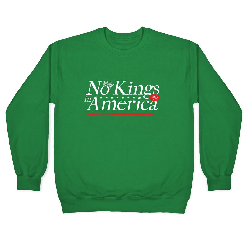 No Kings In America Anti Trump Crewneck Sweatshirt