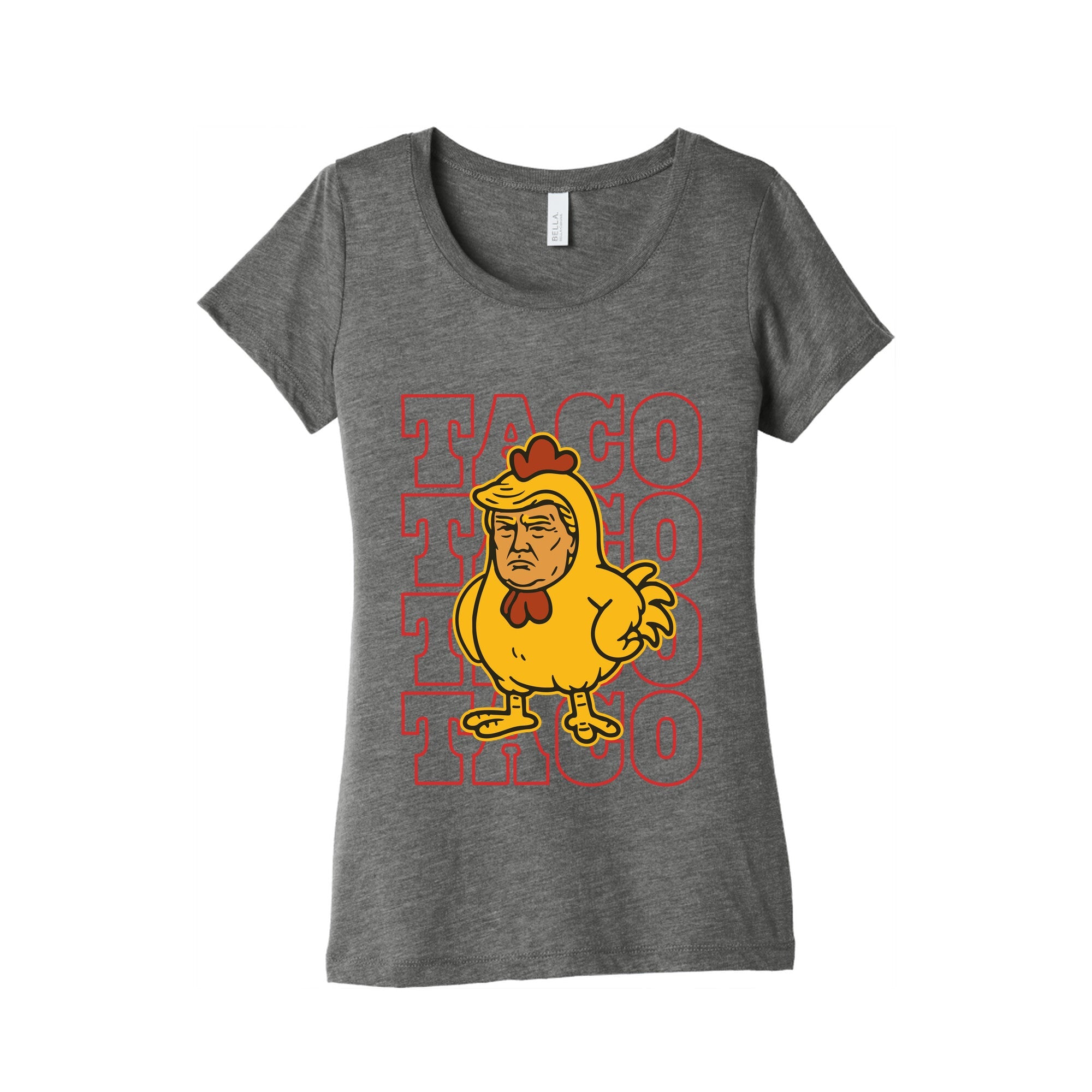 Taco Trump Womens Triblend Tee