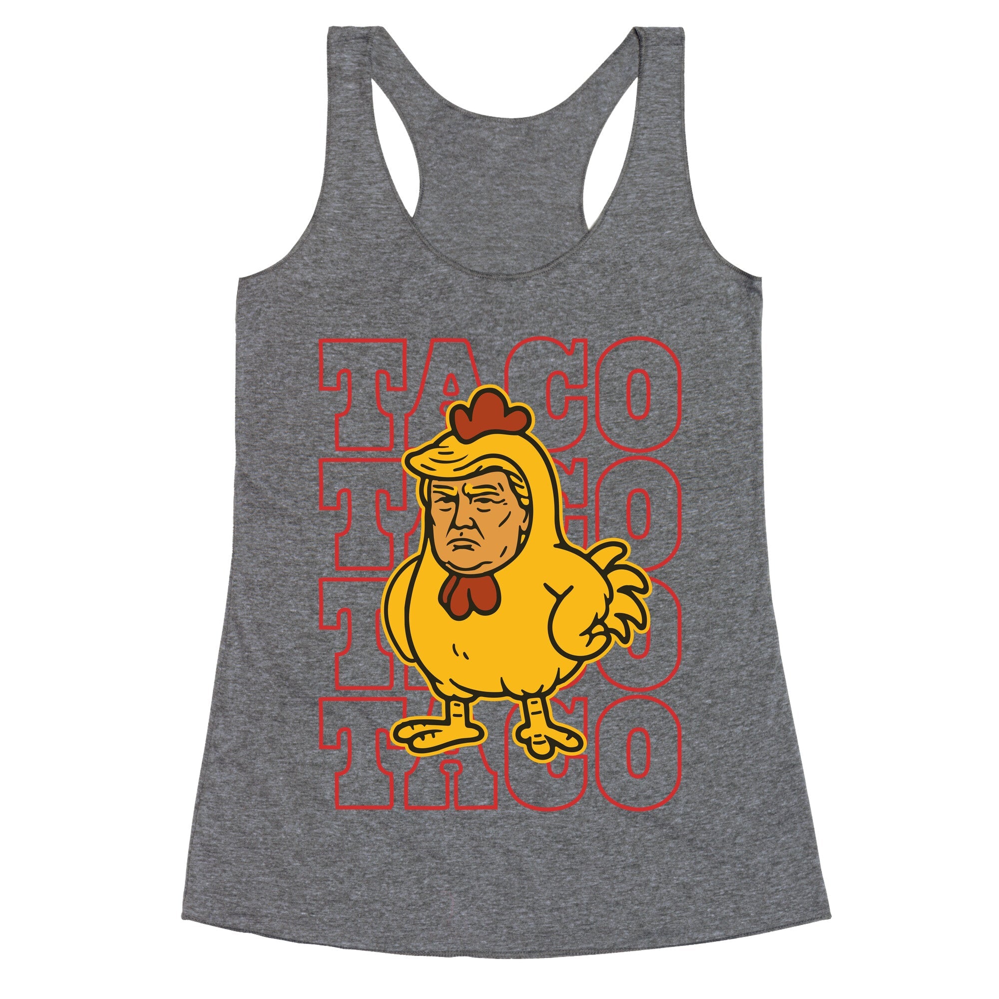 Taco Trump Racerback Tank
