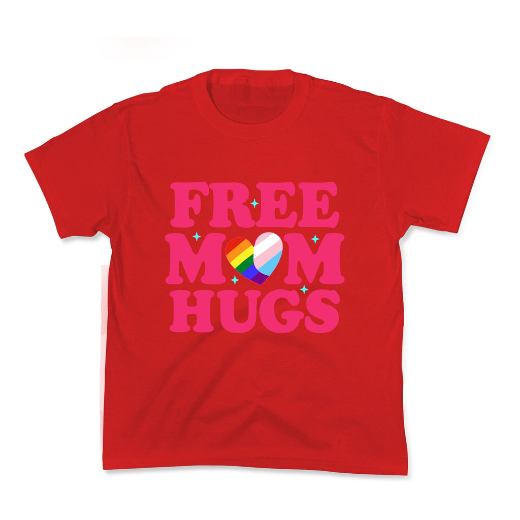 Free Mom Hugs Pride Kids Tee